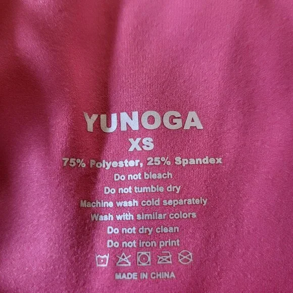 Women’s High Waist Workout Shorts – XS – Rose – NWT - Picture 6 of 7